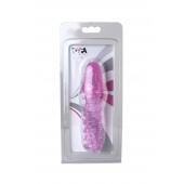 Розовая насадка с нежными шипами - 13,5 см. - Toyfa Basic - в Новокузнецке купить с доставкой