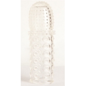 Прозрачная закрытая гелевая насадка - 13,5 см. - Toyfa Basic - в Новокузнецке купить с доставкой Прозрачная закрытая гелевая насадка - 13,5 см. - Toyfa Basic - в Новокузнецке купить с доставкой