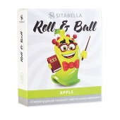 Стимулирующий презерватив-насадка Roll   Ball Apple - Sitabella - купить с доставкой в Новокузнецке