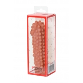Телесная насадка на фаллос с бугорками KOKOS Extreme Sleeve 10 - 15,8 см. - KOKOS - в Новокузнецке купить с доставкой
