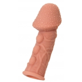 Насадка на фаллос с пузыриками, венками и ребристостью KOKOS Extreme Sleeve 09 - 12,7 см. - KOKOS - в Новокузнецке купить с доставкой