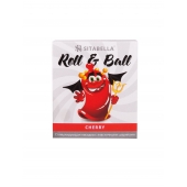 Стимулирующий презерватив-насадка Roll   Ball Cherry - Sitabella - купить с доставкой в Новокузнецке