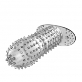 Закрытая прозрачная насадка Crystal sleeve - 12 см. - Erowoman-Eroman - в Новокузнецке купить с доставкой