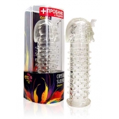 Закрытая прозрачная насадка на пенис Crystal Sleeve Faraon - 13,5 см. - Erowoman-Eroman - в Новокузнецке купить с доставкой