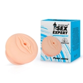 Телесная насадка-вагина на помпу - Sex Expert - в Новокузнецке купить с доставкой