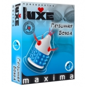 Презерватив LUXE Maxima  Глубинная бомба  - 1 шт. - Luxe - купить с доставкой в Новокузнецке