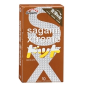 Презервативы Sagami Xtreme FEEL UP с точечной текстурой и линиями прилегания - 10 шт. - Sagami - купить с доставкой в Новокузнецке