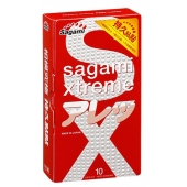 Утолщенные презервативы Sagami Xtreme Feel Long с точками - 10 шт. - Sagami - купить с доставкой в Новокузнецке