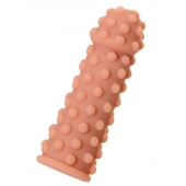 Телесная реалистичная насадка KOKOS Extreme Sleeve 02 с дополнительной стимуляцией - 12,7 см. - KOKOS - в Новокузнецке купить с доставкой Телесная реалистичная насадка KOKOS Extreme Sleeve 02 с дополнительной стимуляцией - 12,7 см. - KOKOS - в Новокузнецке купить с доставкой