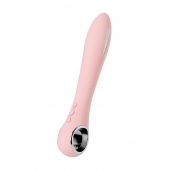 Розовый силиконовый вибратор с электростимуляцией GALVANI VIBE - 21 см. - ToyFa - купить с доставкой в Новокузнецке
