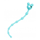 Мятная силиконовая анальная цепочка Froggy - 27,4 см. - ToyFa в Новокузнецке Мятная силиконовая анальная цепочка Froggy - 27,4 см. - ToyFa