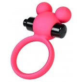 Розовое виброкольцо на пенис A-Toys - A-toys - в Новокузнецке купить с доставкой