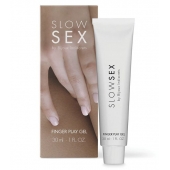 Гель для мастурбации с ароматом кокоса Slow Sex Finger Play Gel - 30 мл. - Bijoux Indiscrets - купить с доставкой в Новокузнецке