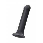 Черный фаллос на присоске Silicone Bendable Dildo XL - 20 см. - Strap-on-me - купить с доставкой в Новокузнецке