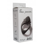 Черное эрекционное виброкольцо Pure Passion Midnight - Lola Games - в Новокузнецке купить с доставкой