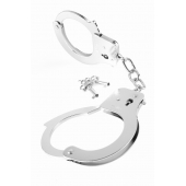 Металлические серебристые наручники Designer Metal Handcuffs - Pipedream - купить с доставкой в Новокузнецке