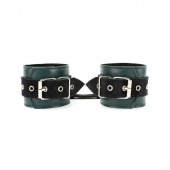 Изумрудные оковы на ноги Ladys Arsenal на карабинах - БДСМ Арсенал - купить с доставкой в Новокузнецке