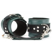 Изумрудные оковы на ноги Ladys Arsenal на карабинах - БДСМ Арсенал - купить с доставкой в Новокузнецке