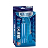 Синяя вакуумная помпа MENZSTUFF PENIS ENLARGER - Dream Toys - в Новокузнецке купить с доставкой