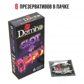 Ароматизированные презервативы DOMINO  Фруктовый слот  - 6 шт. - Domino - купить с доставкой в Новокузнецке