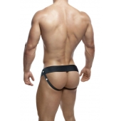 Черный мужской страпон DR. SKIN 6INCH HOLLOW STRAP ON - 16 см. - Blush Novelties - купить с доставкой в Новокузнецке