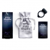 Темно-серое эрекционное кольцо Vibrating Love Ring с вибрацией - Fifty Shades of Grey - в Новокузнецке купить с доставкой