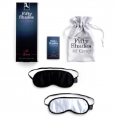 Набор из двух масок на глаза Soft Blindfold Twin Pack - Fifty Shades of Grey - купить с доставкой в Новокузнецке