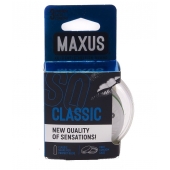 Классические презервативы в пластиковом кейсе MAXUS Classic - 3 шт. - Maxus - купить с доставкой в Новокузнецке