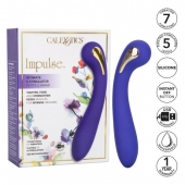 Фиолетовый вибромассажер с электростимуляцией Intimate Estim Petite G Wand - 19 см. - California Exotic Novelties - купить с доставкой в Новокузнецке