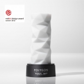 Белый 3D мастурбатор POLYGON - Tenga - в Новокузнецке купить с доставкой