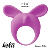 Фиолетовое эрекционное кольцо Fennec Phil - Lola Games - в Новокузнецке купить с доставкой