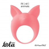 Оранжевое эрекционное кольцо Kitten Kyle - Lola Games - в Новокузнецке купить с доставкой