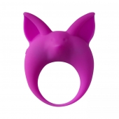 Фиолетовое эрекционное кольцо Kitten Kyle - Lola Games - в Новокузнецке купить с доставкой