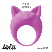 Фиолетовое эрекционное кольцо Lemur Remi - Lola Games - в Новокузнецке купить с доставкой