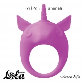 Фиолетовое эрекционное кольцо Unicorn Alfie - Lola Games - в Новокузнецке купить с доставкой