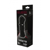 Черная веревка для шибари DELUXE BONDAGE ROPE - 5 м. - Dream Toys - купить с доставкой в Новокузнецке