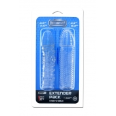 Комплект из 2 прозрачных насадок на пенис PENIS EXTENDER PACK - Dream Toys - в Новокузнецке купить с доставкой