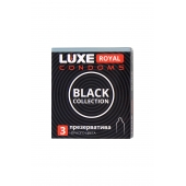 Черные презервативы LUXE Royal Black Collection - 3 шт. - Luxe - купить с доставкой в Новокузнецке