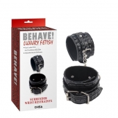 Черные наручники Surrender Wrist Restraints - Chisa - купить с доставкой в Новокузнецке