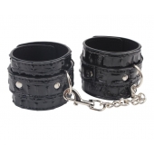 Черные наручники Surrender Wrist Restraints - Chisa - купить с доставкой в Новокузнецке
