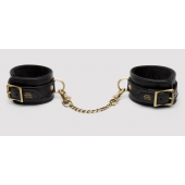 Черные оковы на ноги Bound to You Faux Leather Ankle Cuffs - Fifty Shades of Grey - купить с доставкой в Новокузнецке