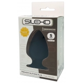 Черная анальная втулка Premium Silicone Plug S - 9 см. - Adrien Lastic