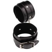 Черные оковы Classic Ankle Cuffs - Chisa - купить с доставкой в Новокузнецке