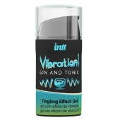 Жидкий интимный гель с эффектом вибрации Vibration! Gin   Tonic - 15 мл. - INTT - купить с доставкой в Новокузнецке