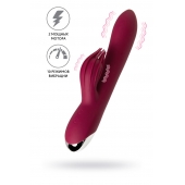 Бордовый вибратор-кролик Sangra - 20,5 см. - ToyFa купить в Новокузнецке с доставкой в Orgasmix.ru Бордовый вибратор-кролик Sangra - 20,5 см. - ToyFa