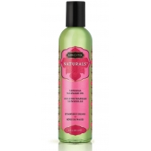 Массажное масло Naturals Strawberry Dreams с ароматом клубники - 236 мл. - Kama Sutra - купить с доставкой в Новокузнецке