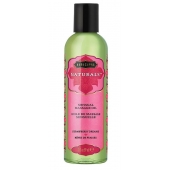 Массажное масло Naturals Strawberry Dreams с ароматом клубники - 59 мл. - Kama Sutra - купить с доставкой в Новокузнецке