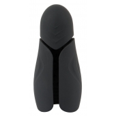 Черный силиконовый вибромастурбатор с нагревом Masturbator with 2 Functions - Orion - в Новокузнецке купить с доставкой