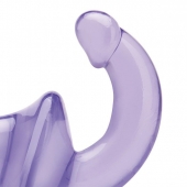 Фиолетовый безремневой страпон Strapless Strap-On - Lux Fetish - купить с доставкой в Новокузнецке