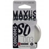 Экстремально тонкие презервативы в железном кейсе MAXUS Extreme Thin - 3 шт. - Maxus - купить с доставкой в Новокузнецке